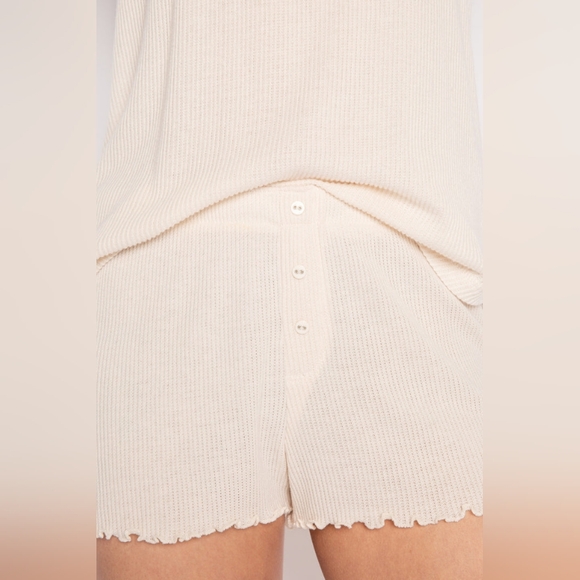PJ Salvage Textured Essentials Shorts Lounge Set - Picture 11 of 12